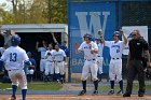 Baseball vs MIT  Wheaton College Baseball vs MIT during quarter final game of the NEWMAC Championship hosted by Wheaton. - (Photo by Keith Nordstrom) : Wheaton, baseball, NEWMAC